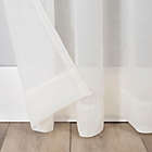 Alternate image 2 for No. 918&reg; Lourdes Crushed Texture Semi-Sheer 95-Inch Curtain Panel in Cream (Single)