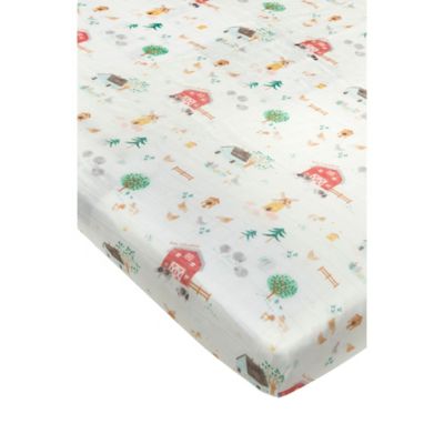 loulou lollipop sushi crib sheet