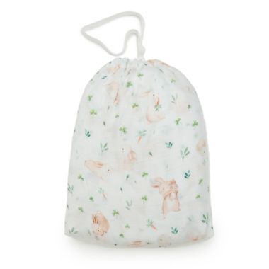 Loulou Lollipop&trade; Bunny Meadow Crib Sheet. View a larger version of this product image.