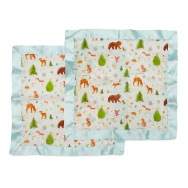 Loulou LOLLIPOP Forest Friends Security Blankets (Set of 2). View a larger version of this product image.