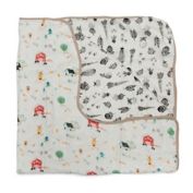 Loulou LOLLIPOP Animal Farm Muslin Baby Quilt