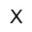 X
