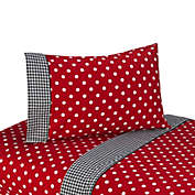 Sweet Jojo Designs Polka Dot Ladybug Queen Sheet Set