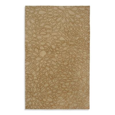 Anna Redmond Floral Light Gold Area Rug Bed Bath & Beyond