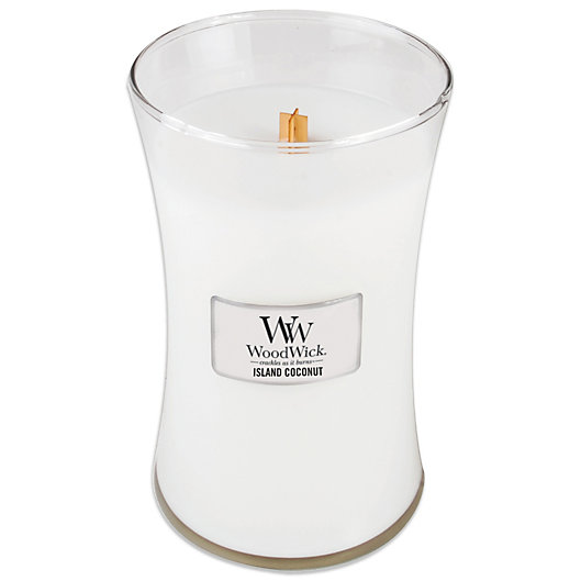 Alternate image 1 for WoodWick® Island Coconut 22 oz. Jar Candle