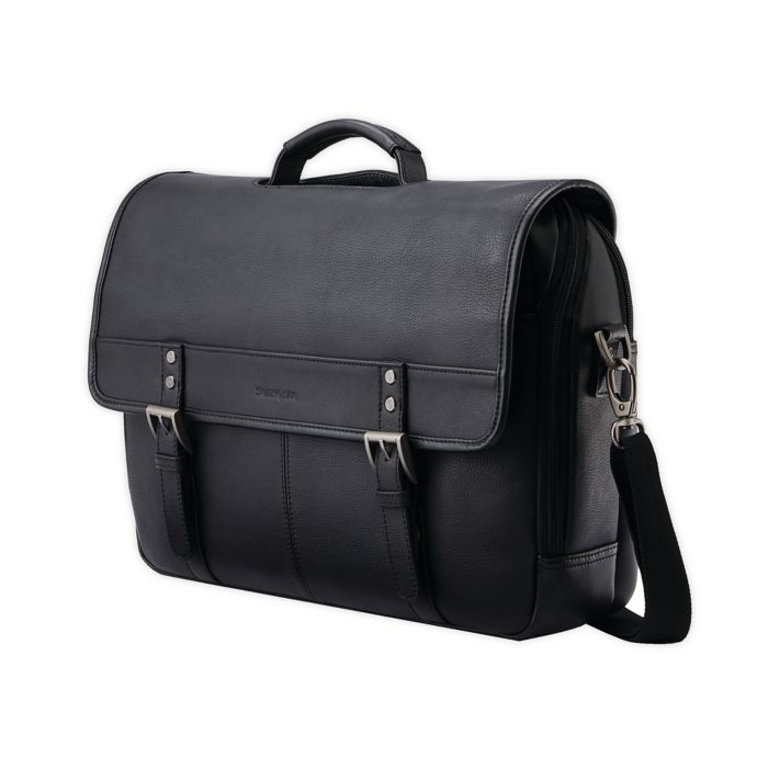 Samsonite® Classic Leather 16.25Inch Messenger Bag Bed Bath & Beyond