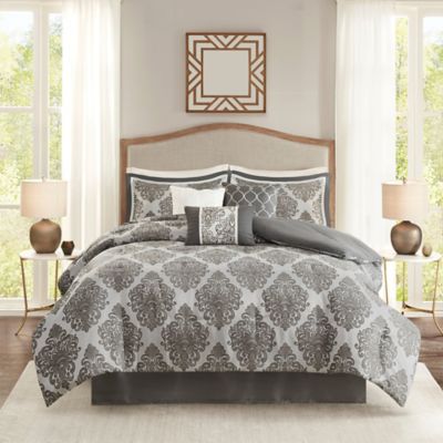 Shop Madison Park Lawrence 7 Piece Comforter Set On Sale Ships To Canada Overstock 9240553