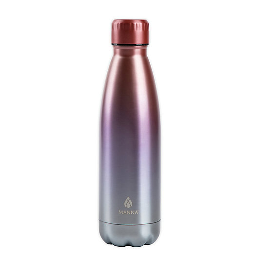 Alternate image 1 for Manna™ Vogue® 17 oz. Double Wall Stainless Steel Bottle in Cotton Candy