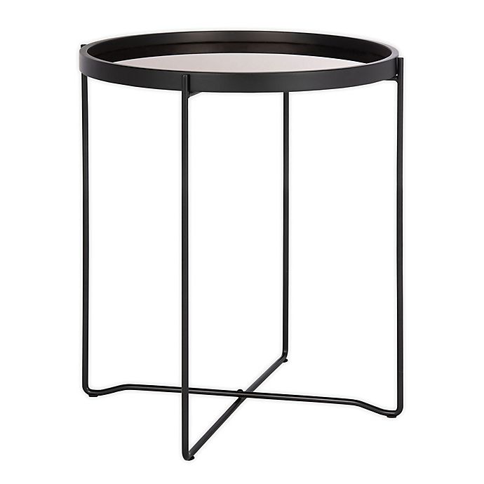Safavieh Ruby Small Round Tray Top, Small Round Accent Table