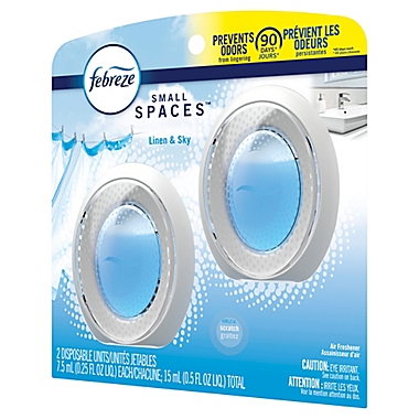 Febreze&reg; 2-Count Small Spaces Air Freshener in Linen and Sky. View a larger version of this product image.