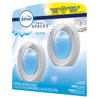 Febreze&reg; 2-Count Small Spaces Air Freshener in Linen and Sky. View a larger version of this product image.