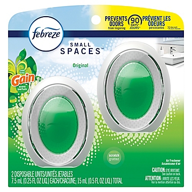 Febreze&reg; 2-Count Small Spaces Air Freshener in Gain Original Scent. View a larger version of this product image.