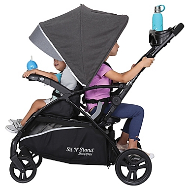 Baby Trend&reg; Sit N&#39; Stand&reg; 5-in-1 Shopper Stroller in Pink. View a larger version of this product image.
