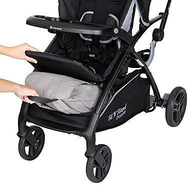 Baby Trend&reg; Sit N&#39; Stand&reg; 5-in-1 Shopper Stroller in Black. View a larger version of this product image.