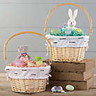 Alternate image 0 for Bunny Treats Personalized Easter Basket With Drop-Down Handle
