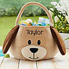 Alternate image 0 for Puppy Embroidered Plush Easter Basket