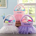 Alternate image 1 for Tutu Personalized Easter Basket in White