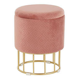 LumiSource® Canary Ottoman in Pink