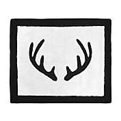 Sweet Jojo Designs Woodland Camo 2&#39;6 x 3&#39; Handcrafted Accent Rug in Black/White