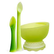 Olababy&reg; 3-Piece First Training SteamBowl and Spoon Set in Mint