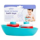 Alternate image 2 for Ubbi&reg; 5-Piece Bath Boat in Blue