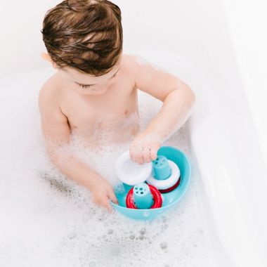 Ubbi&reg; 5-Piece Bath Boat in Blue. View a larger version of this product image.