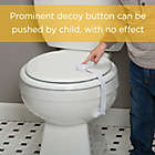 Alternate image 1 for Safety 1st&reg; Outsmart&trade; Toilet Lock With Decoy Button in White