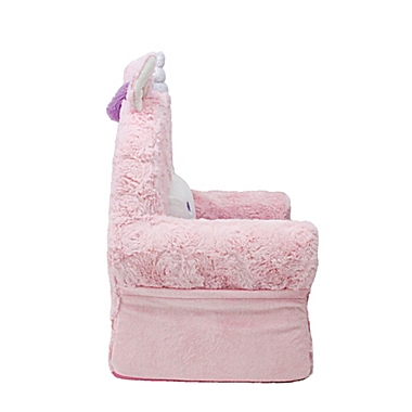Sweet Seats&reg; Soft Foam Unicorn Chair in Pink. View a larger version of this product image.