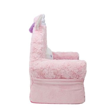 Sweet Seats&reg; Soft Foam Unicorn Chair in Pink. View a larger version of this product image.
