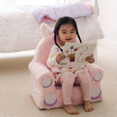 Sweet Seats&reg; Soft Foam Unicorn Chair in Pink. View a larger version of this product image.