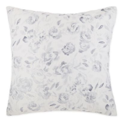 O&amp;O by Olivia &amp; Oliver&trade; Floral Mini Pick Stitch European Throw Pillow in Ivory