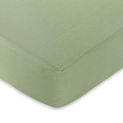 green crib sheet