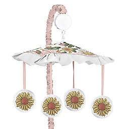 Sweet Jojo Designs Vintage Floral Musical Mobile in Pink/Green