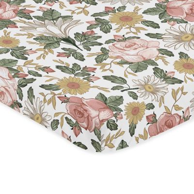 floral crib sheet canada