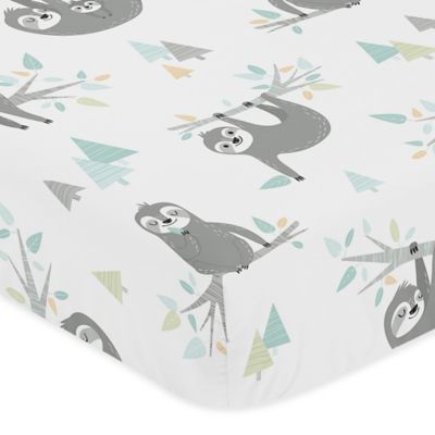 sloth crib bedding