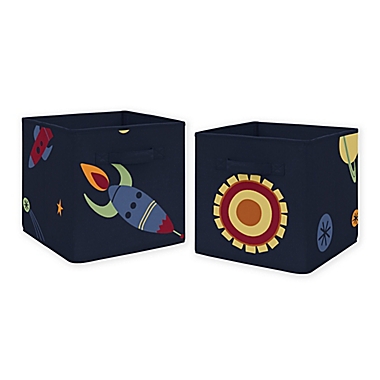 Sweet Jojo Designs Space Galaxy Storage Bins. View a larger version of this product image.