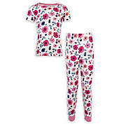 Touched by Nature 2-Piece Floral Organic Cotton Short-Sleeve Pajama Set
