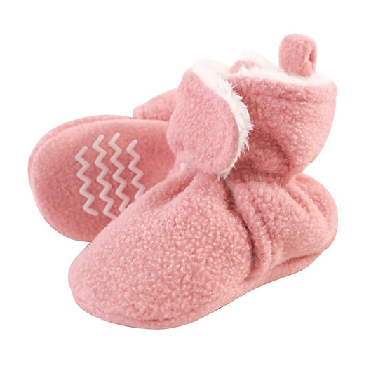 Alternate image 1 for Hudson Baby® Sherpa Lined Scooties in Strawberry Pink