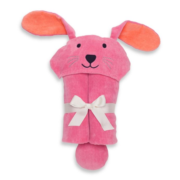 Elegant Baby® Bunny Bath Wrap Towel in Raspberry Bed Bath and Beyond