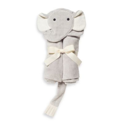 Elegant Baby&reg; Elephant Bath Wrap Towel in Grey
