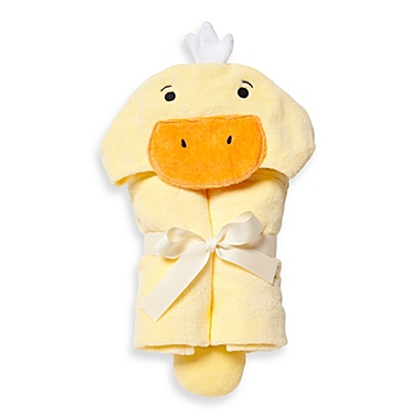 Elegant Baby&reg; Ducky Bath Wrap Towel in Yellow. View a larger version of this product image.