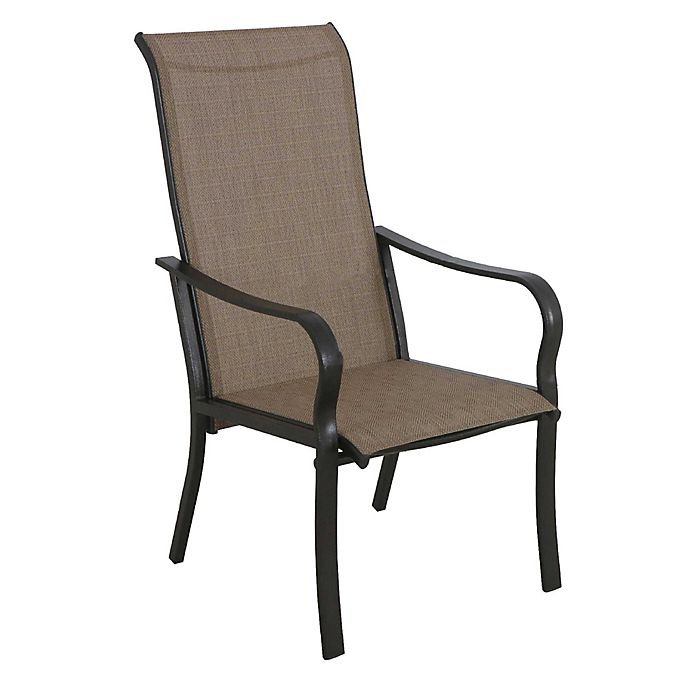 Never Rust Aluminum Sling Dining Chairs, Will Aluminum Outdoor Furniture Rust