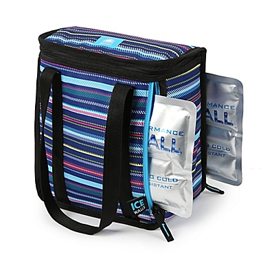 California Innovations Coldlok&trade; Lena Insulated Lunch Tote in Stripes. View a larger version of this product image.