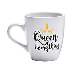 "Queen of Everything" Jumbo Coffee Mug in White