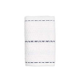 Peri Home Panama Stripe Hand Towel in White/Navy