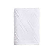Diamond Bath Towel in White