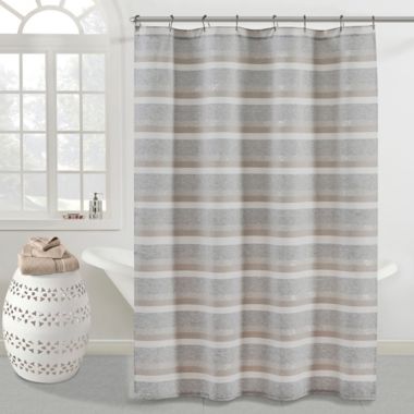 KAS ROOM Zerena Striped Shower Curtain Collection. View a larger version of this product image.