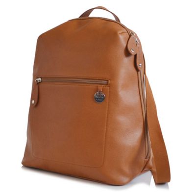 diaper leather backpack