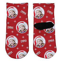 Holiday Photo Personalized Toddler Socks