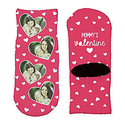 My Valentine Personalized Toddler Photo Socks